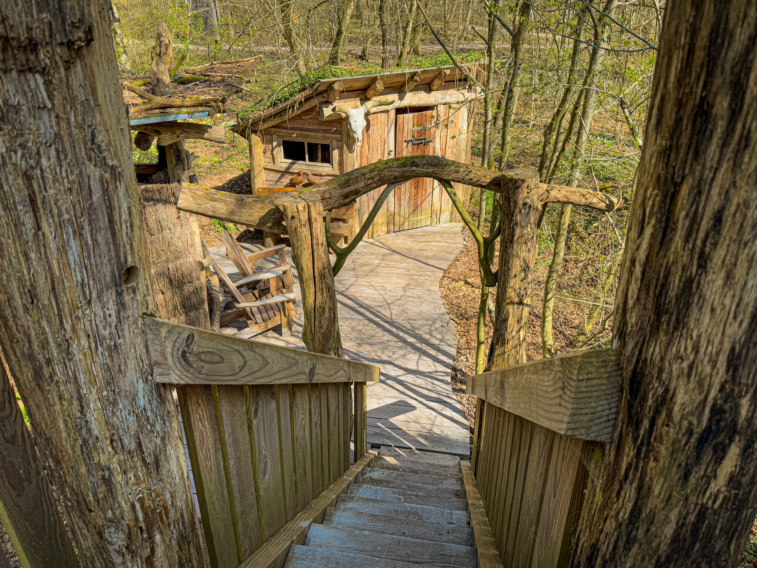 Extérieur vu des escaliers